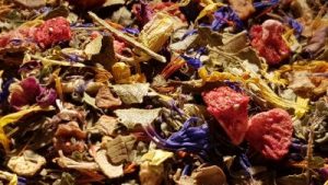 Teeboutique Kräutertee Sorte Kräutertanz