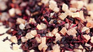 Teeboutique Früchtetee Sorte Erdbeer Guave