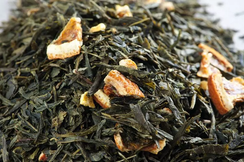 Teeboutique Grüner Tee Sorte Sencha Sweet-Orange