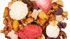 "Früchteaufguss" Erdbeer Popkorn