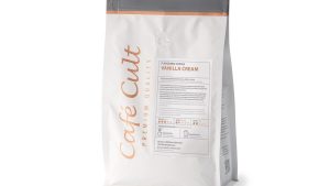 Kaffee Vanilla Cream in 250g Tüte, ganze Bohne aromatisiert