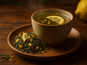 Aromatisierter Grüntee